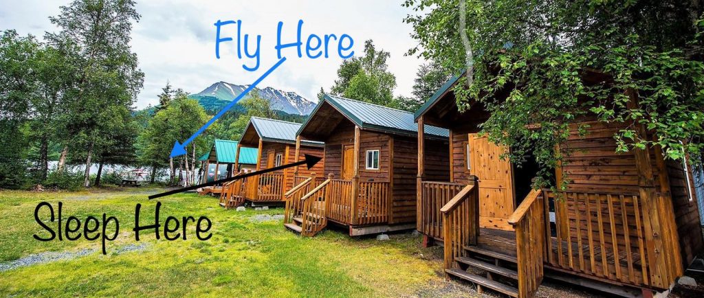 Sleep Here Fly Here - Cabins on the lake for float plane flying.