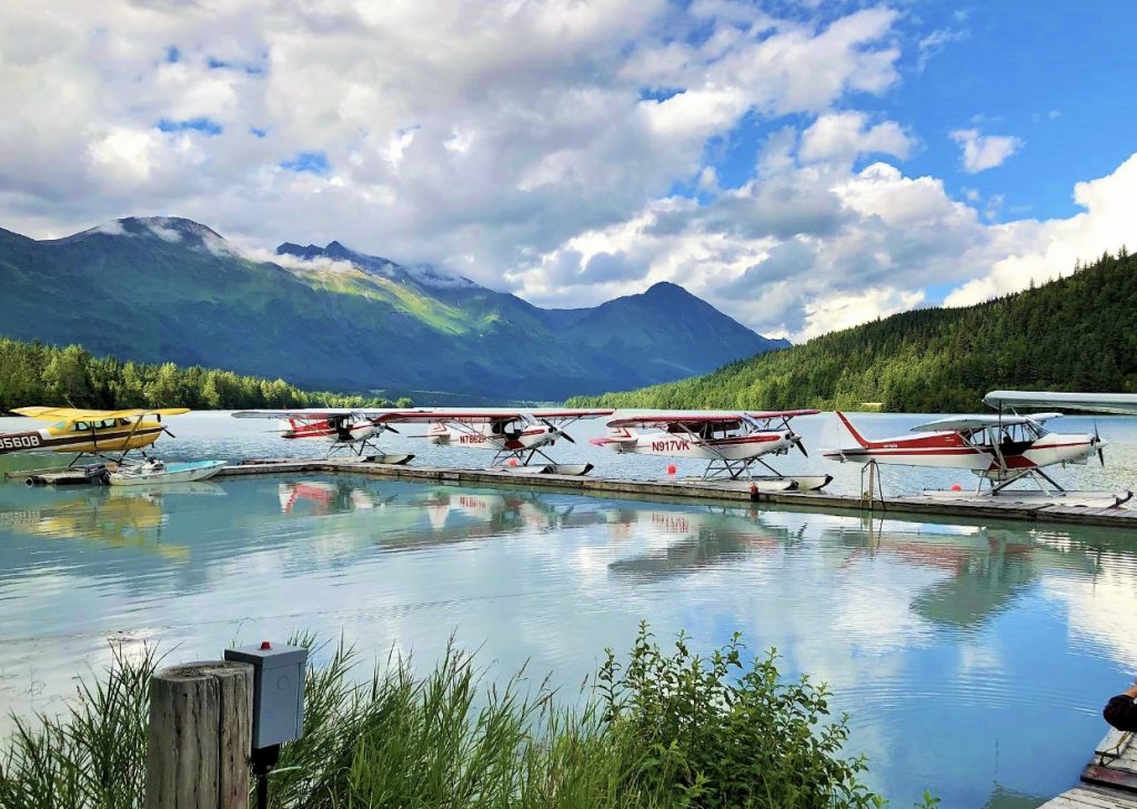 supercub float planes in alaskas back country